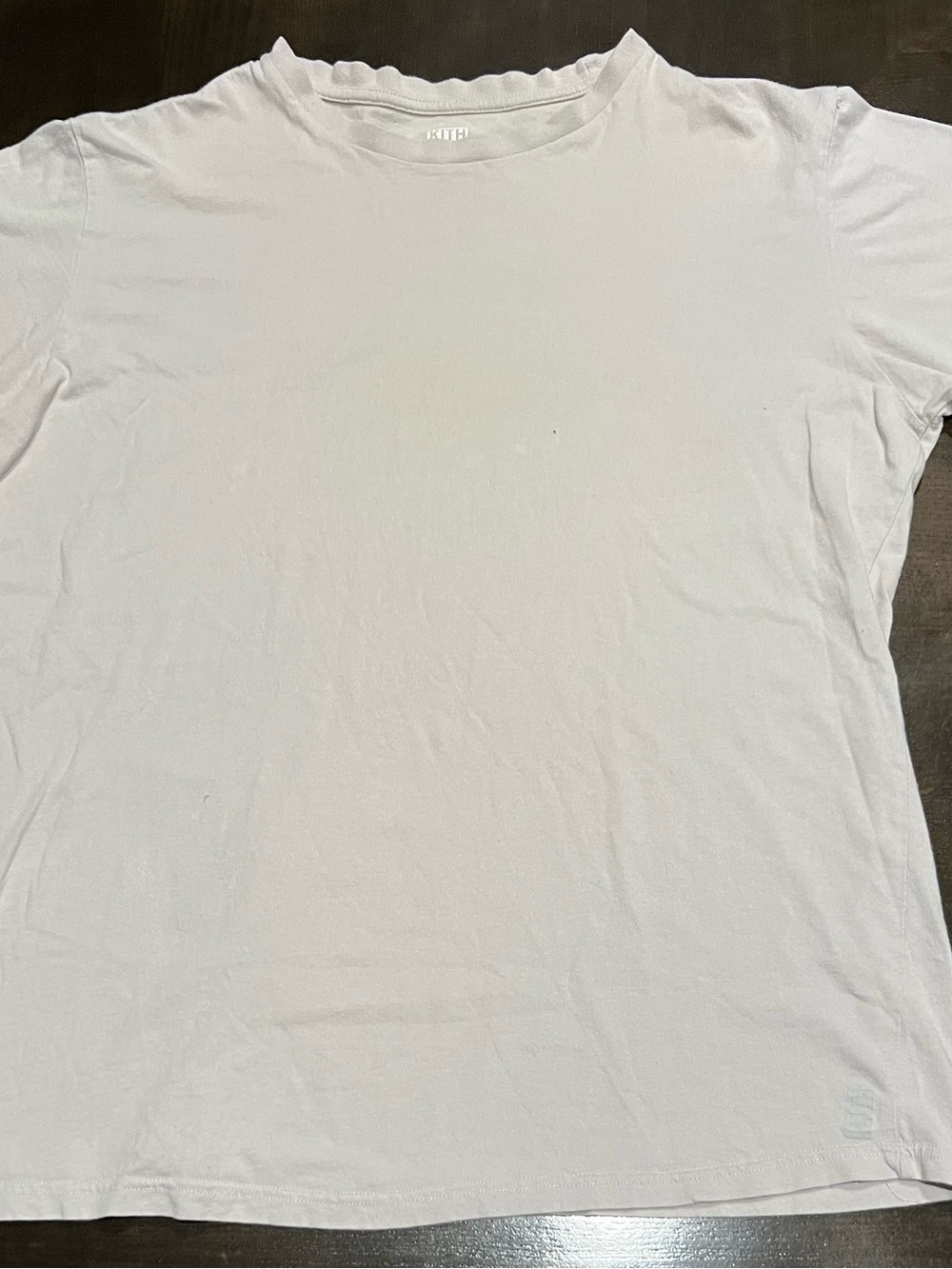 The KITH Men's XL Gray Cotton Knit Crew Neck Short Sleeve T-Shirt